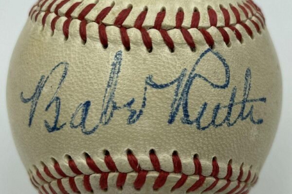 Babe Ruth Autographed Baseball