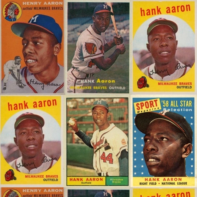 Hank Aaron Baseball Card