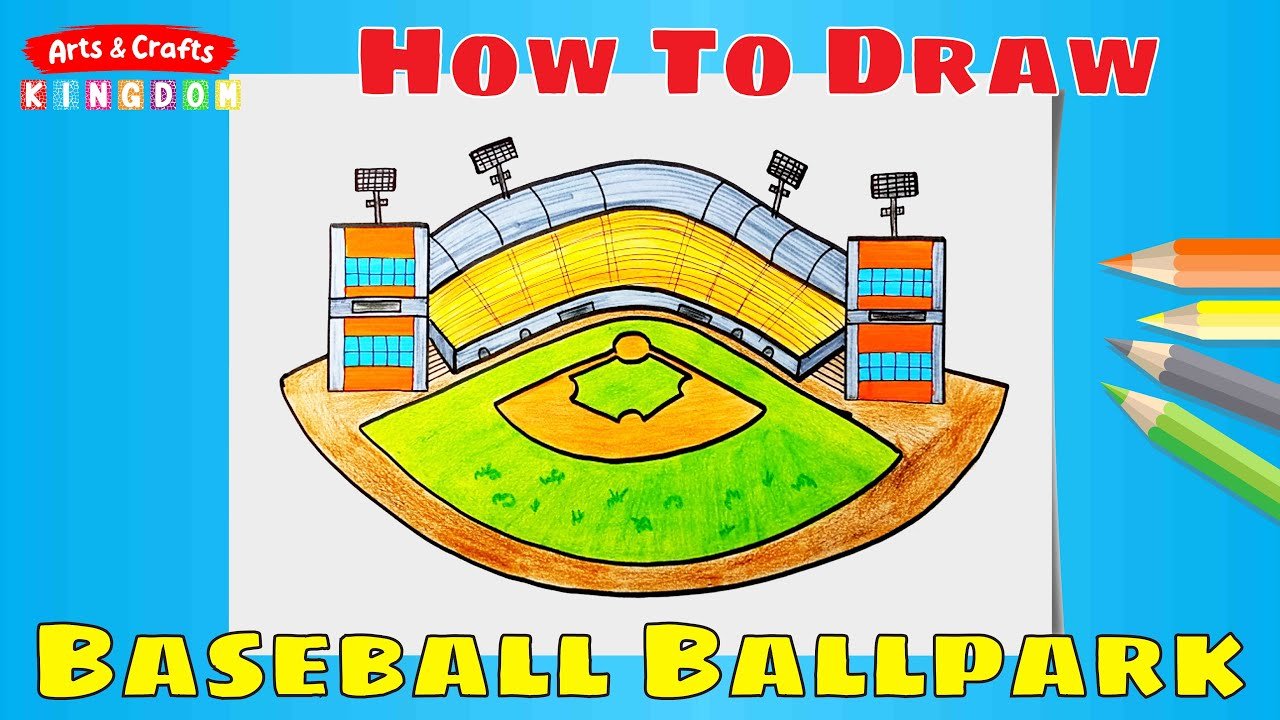 How to Draw a Baseball Field