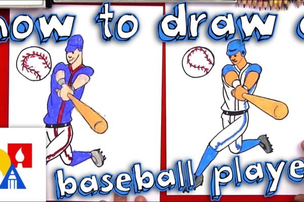How to Draw a Baseball Player