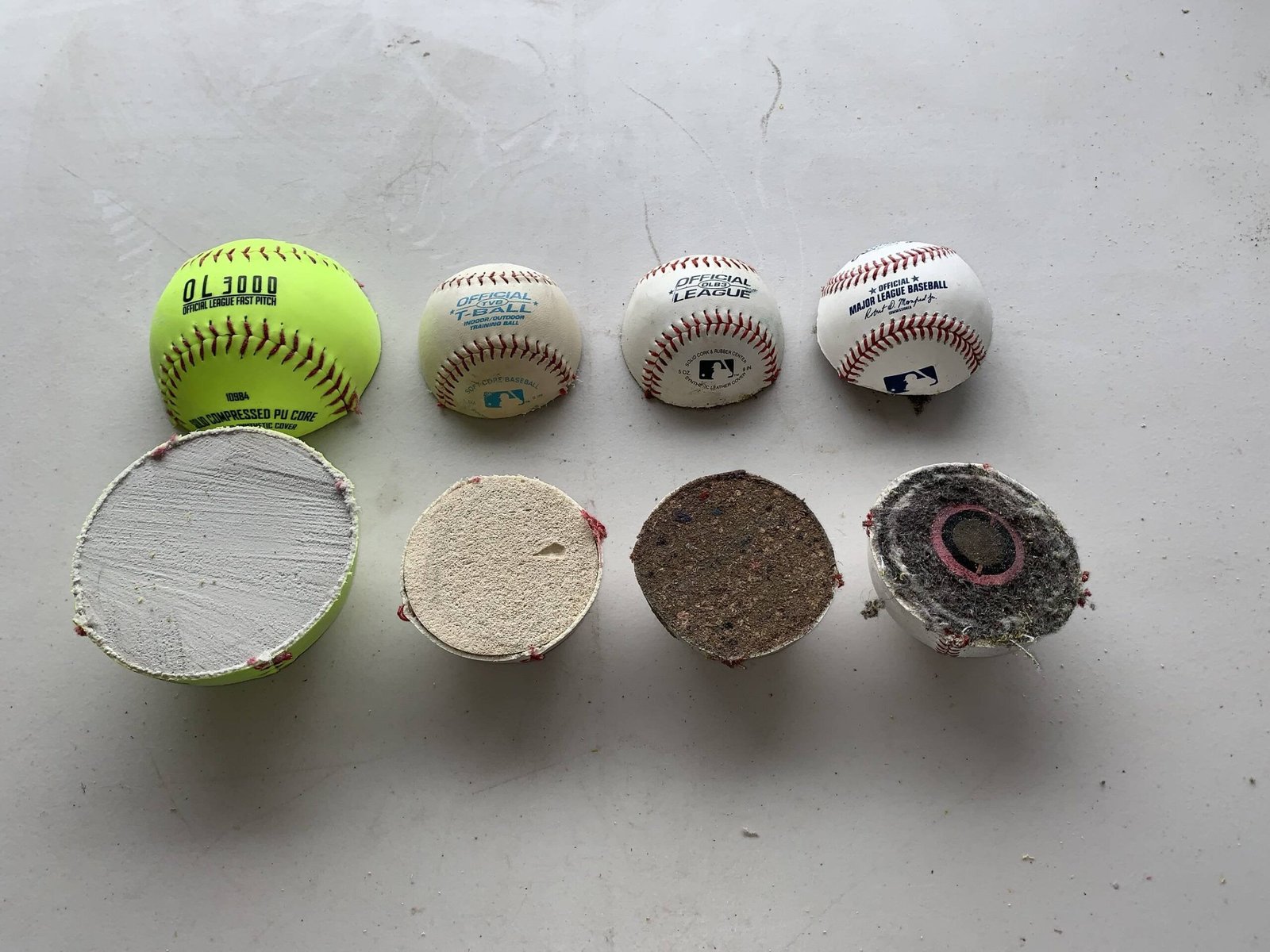 Inside of a Baseball