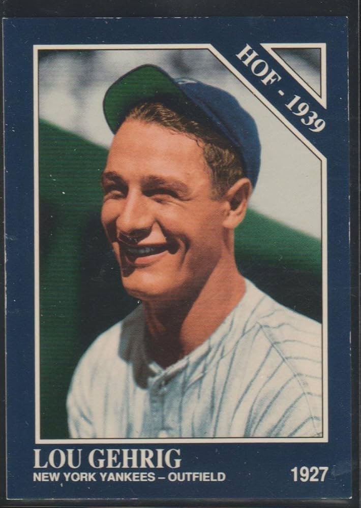 Lou Gehrig Baseball Card