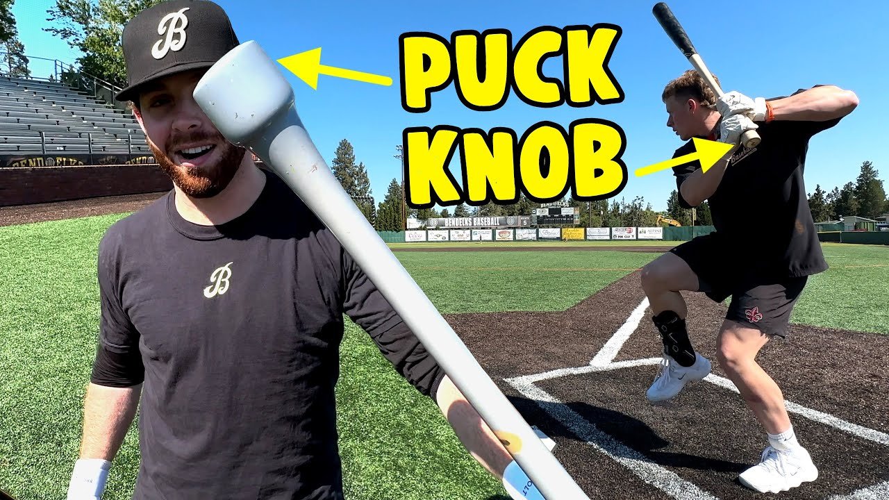 Puck Knob Baseball Bat