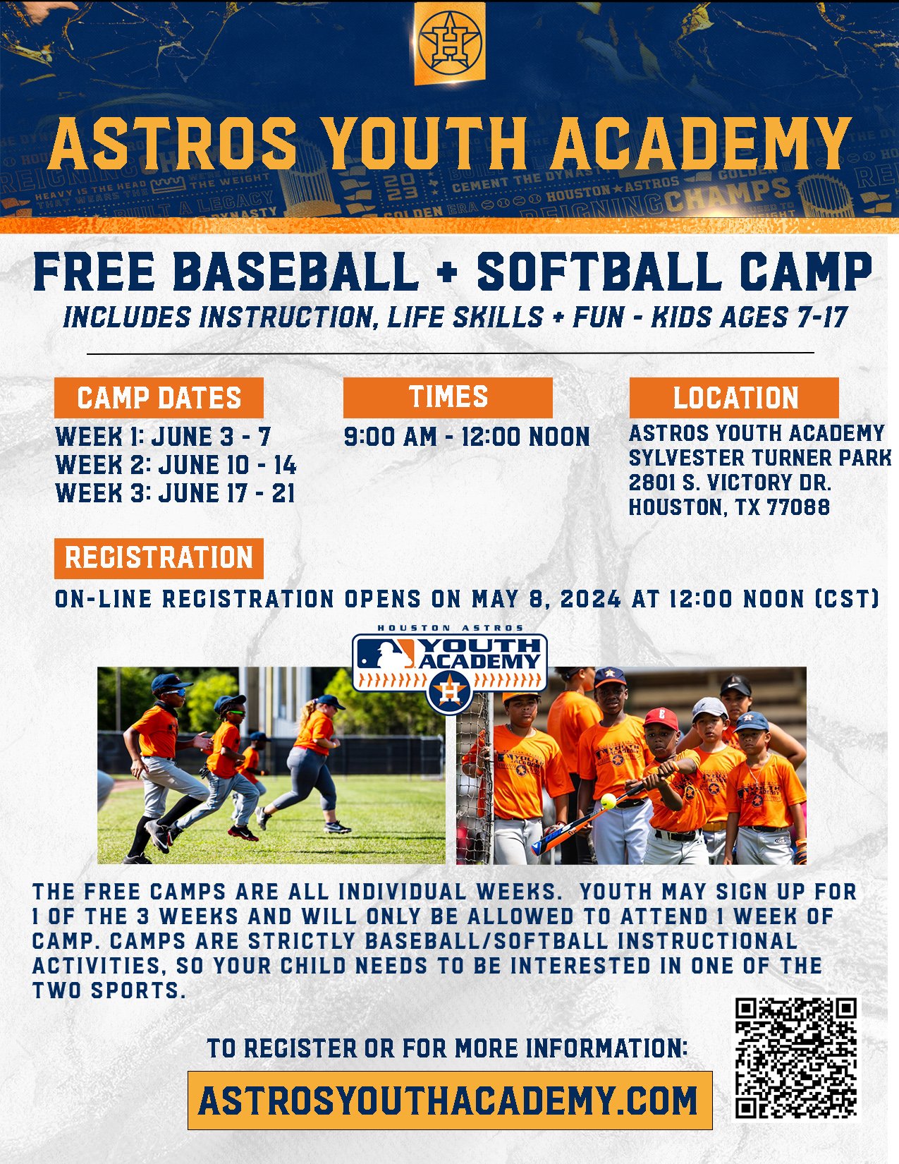 Youth Baseball Camps 2024