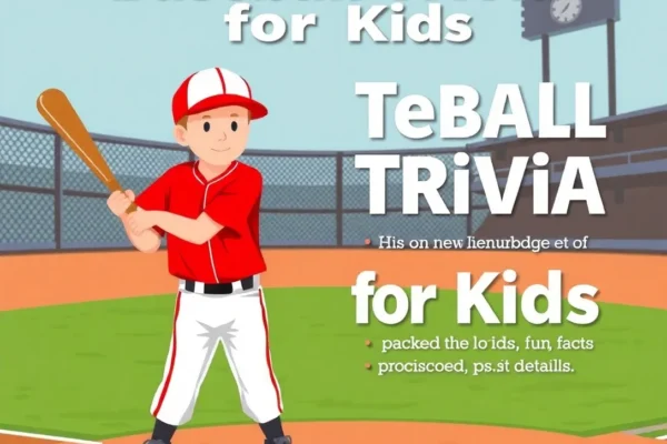 Baseball Trivia for Kids: Fun Facts and Quizzes