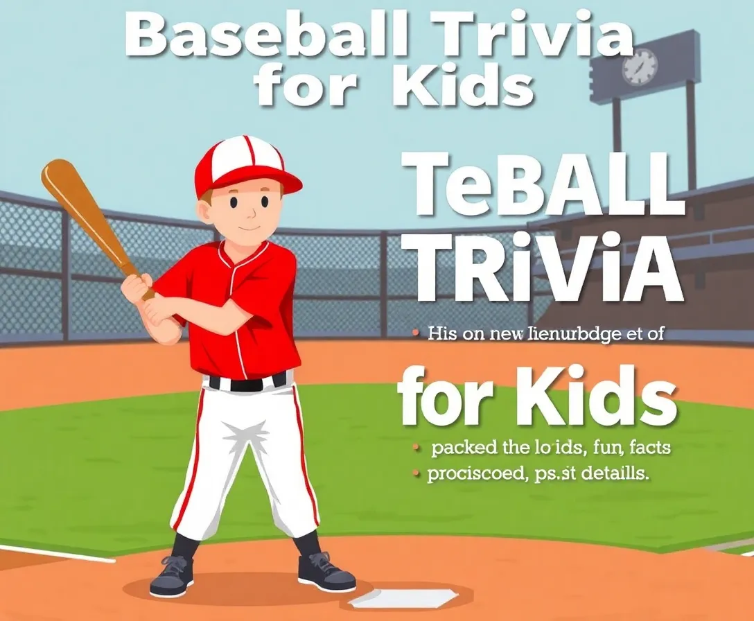 Baseball Trivia for Kids: Fun Facts and Quizzes