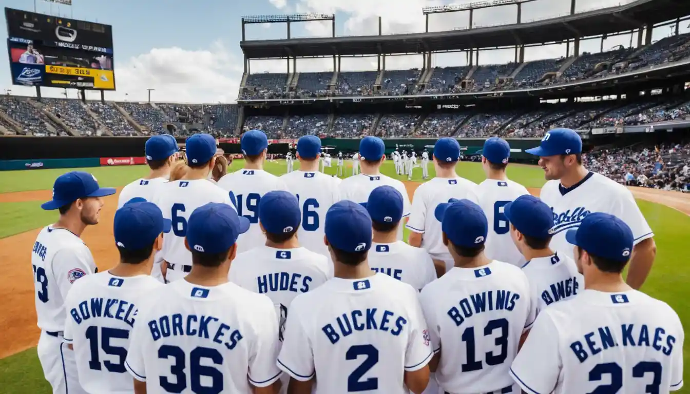 how many players baseball team