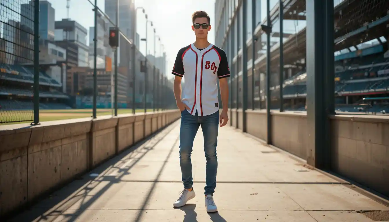 how to style baseball jersey