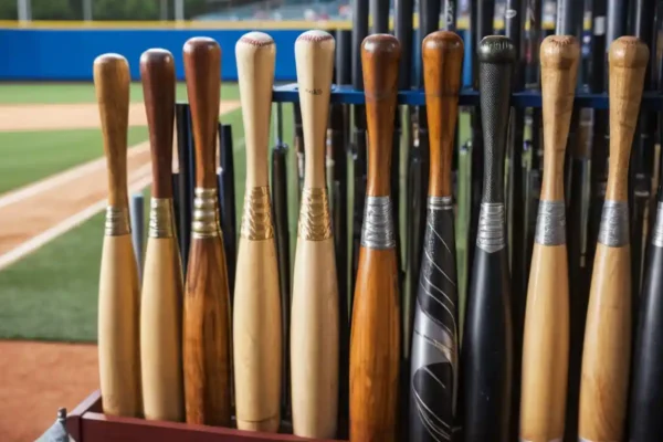 what is a baseball bat made of