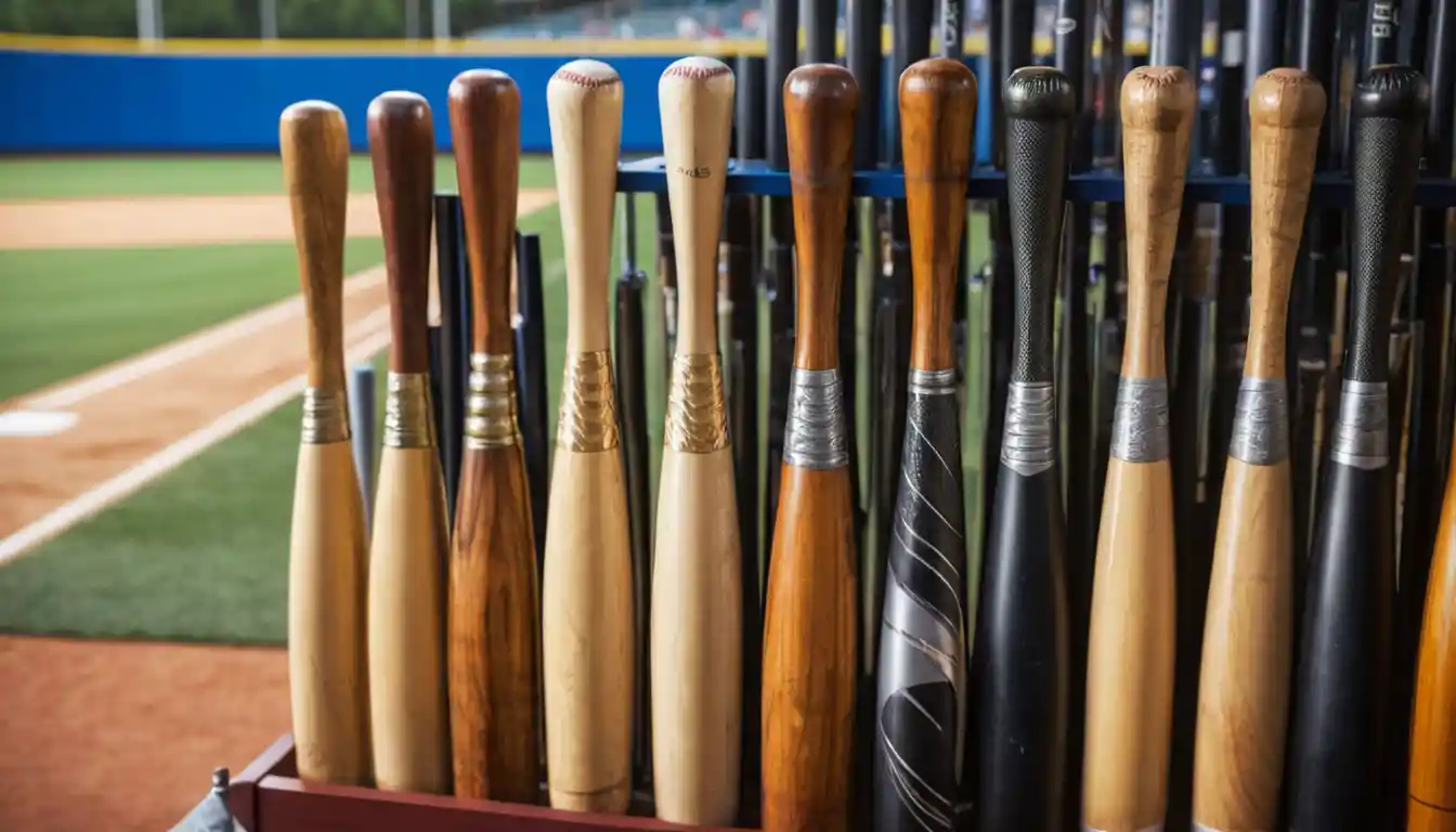 what is a baseball bat made of